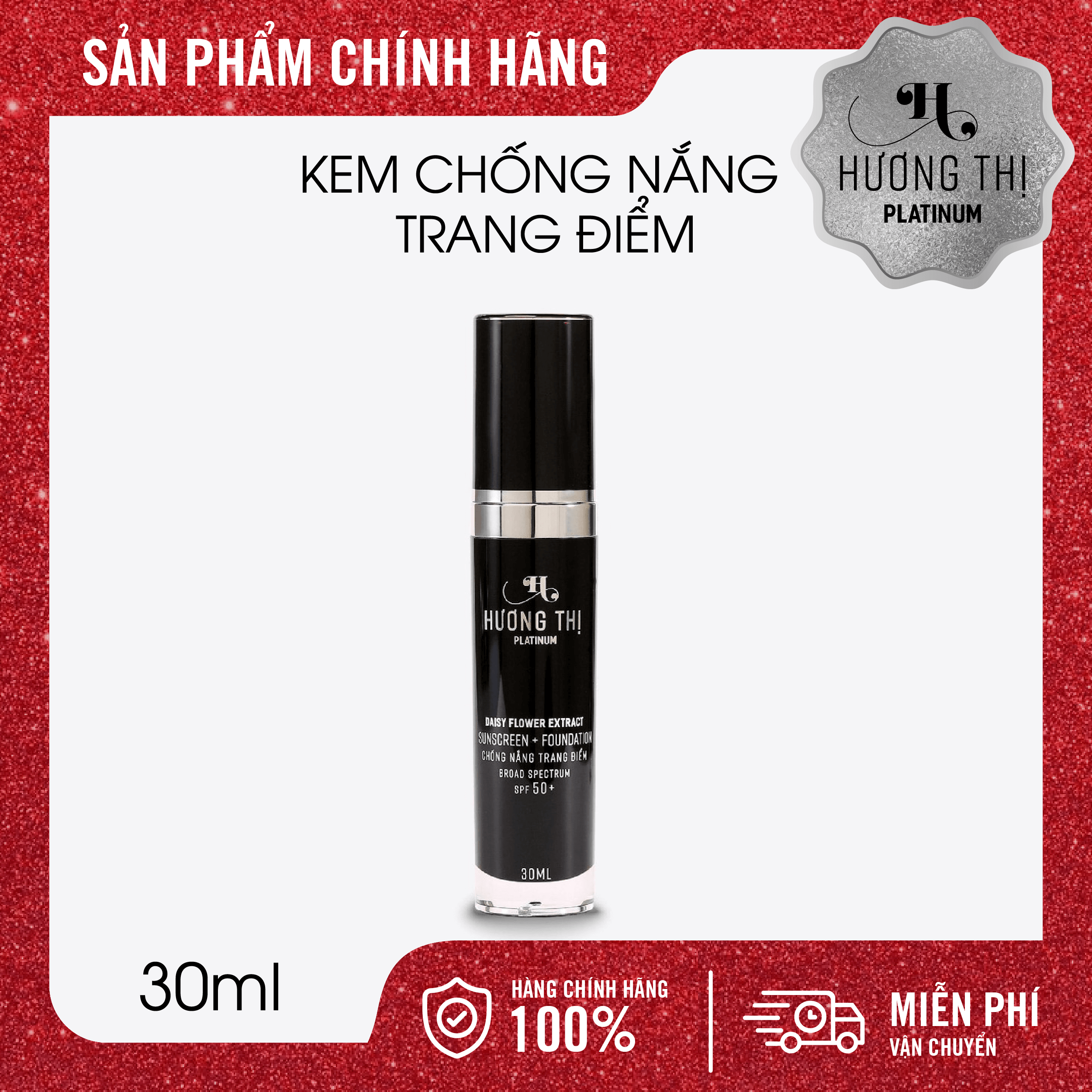 Kem Chống Nắng Trang Điểm Hương Thị 30ml