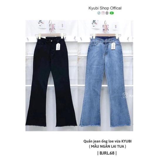 quần bò loe xuất dư siêu đẹp