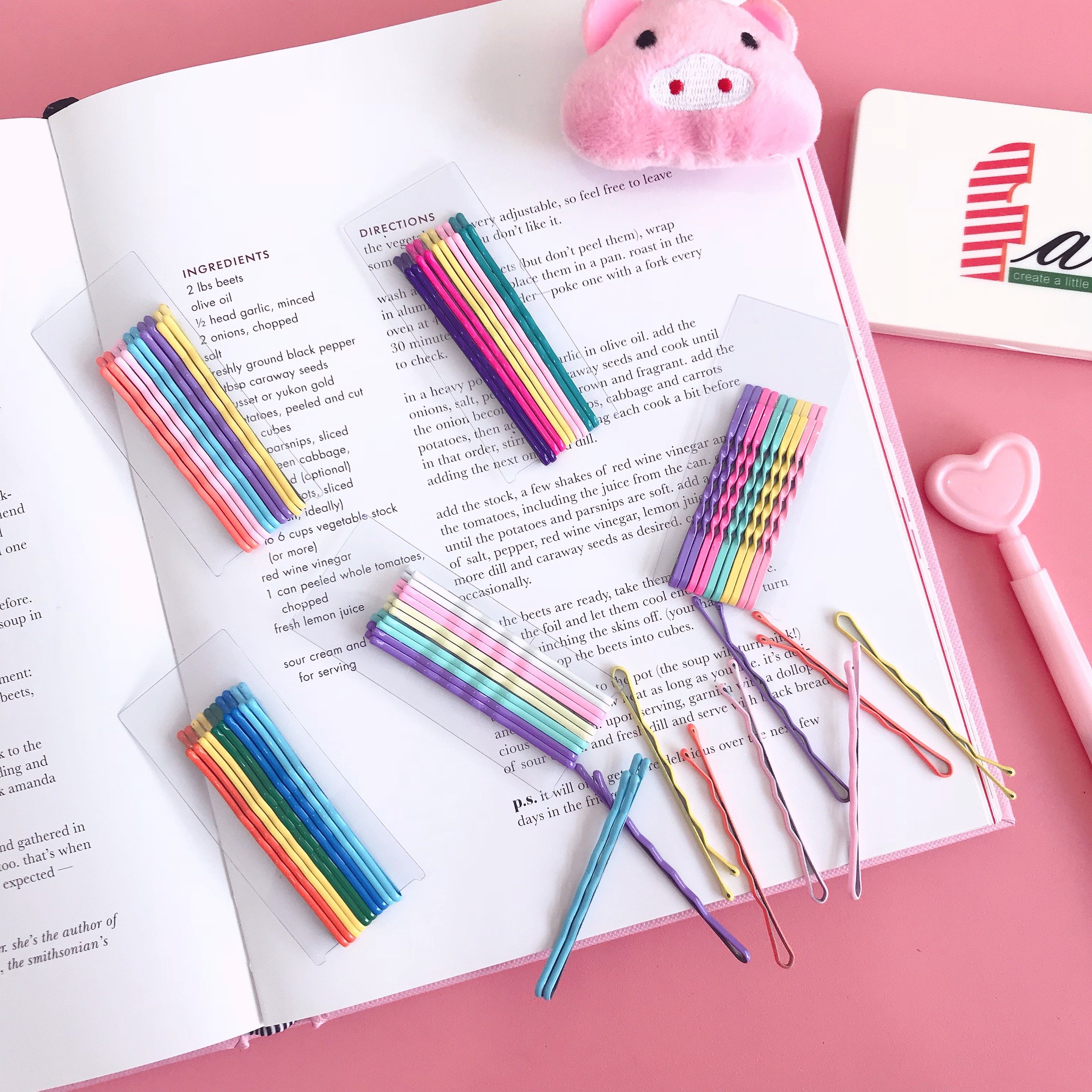 Kẹp tâm màu sắc - 2 set