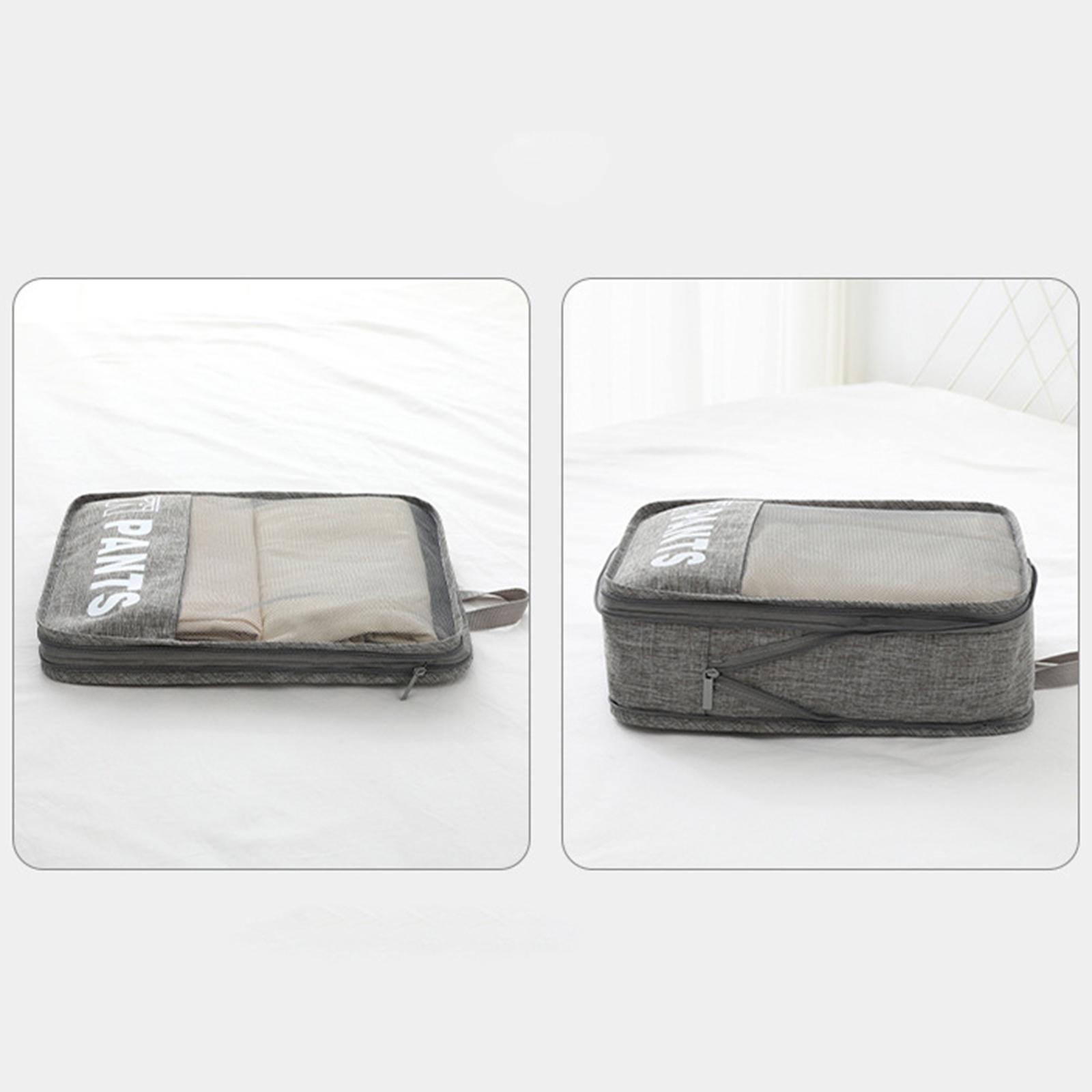 Compression Packing Cubes 3Pcs Set Expandable Travel Organizer Convenient