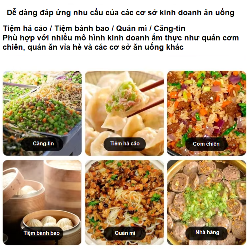 Máy thái rau củ quả công nghiệp đa năng, thái lát, thái sợi, thái hạt lựu. Thương hiệu Mỹ cao cấp Septree - X1 - HÀNG CHÍNH HÃNG