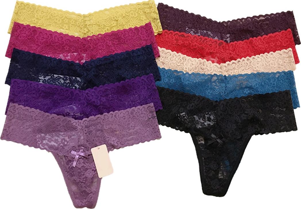 Bộ 10 quần lót ren lọt khe 6214 sexy
