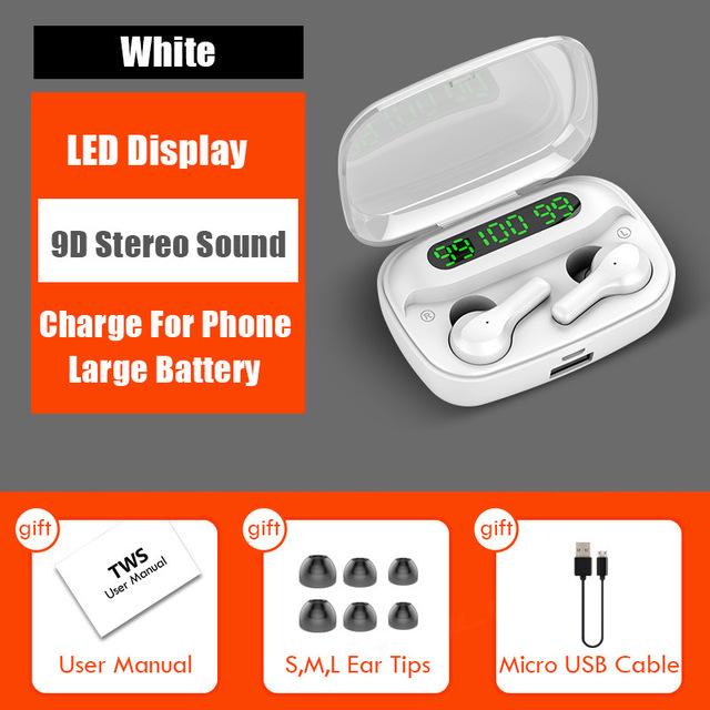 R3 TWS Wireless Bluetooth Earphone Touch Control Sports Headphone Waterproof Earbuds Headsets With Microphone