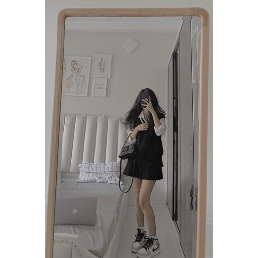gile kẻ nhỏ len mềm by samhyewear