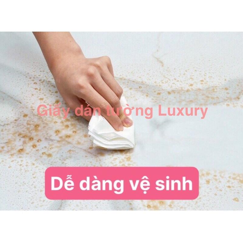 Giấy dán tường 5Mx60CM Giấy dán bếp vân đá MARBLE Giấy dán tường TRÁNG NHÔM-CHỐNG CHÁY Giấy dán bề mặt bếp chống dầu mỡ