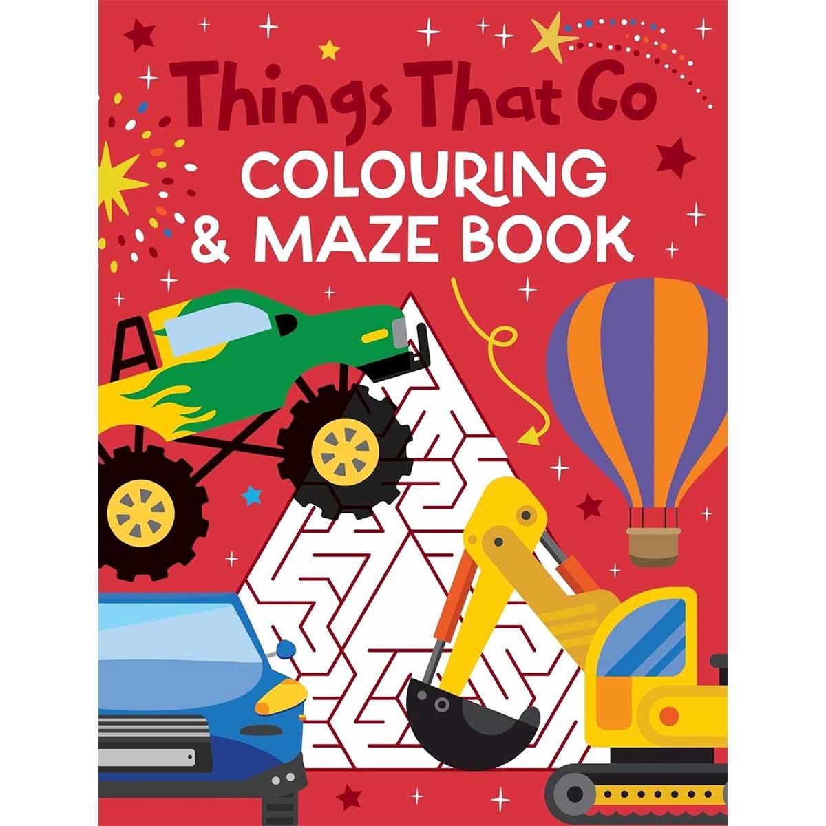 Sách Colouring and Mazes - Things That Go