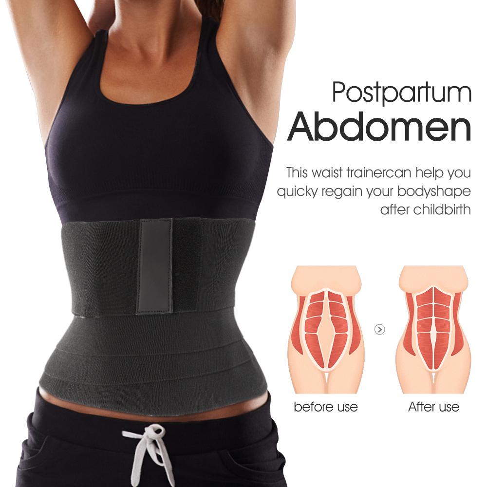 Eo Huấn Luyện Shaperwear Dây Giá Rẻ SizeTummy Bọc Dây Chống Ban Nhạc Nữ Nam Mồ Hôi Giảm Béo Quấn Giảm Cân Xông Hơi
