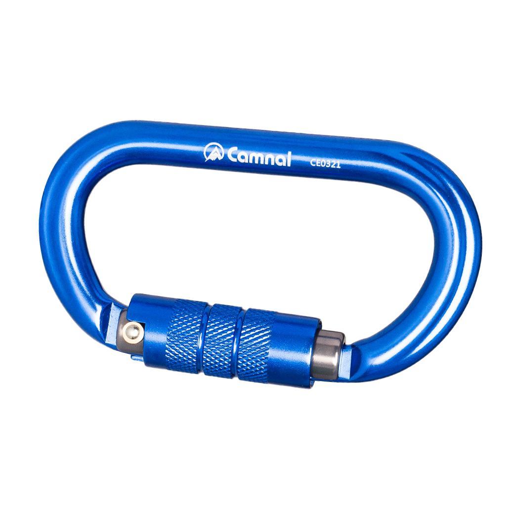 5pcs 25KN Aluminum Climbing  Carabiner D Type  Multicolor
