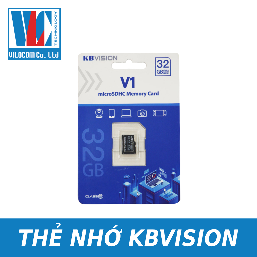Thẻ nhớ giám sát Micro SD 32GB KBVISION V1 - Hàng Chính Hãng