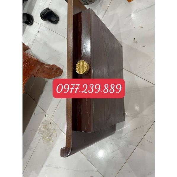 bàn thờ ngăn kéo gỗ sồi 89cm