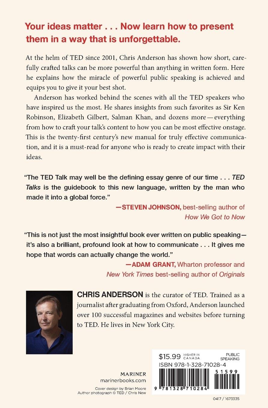Sách ngoại văn: TED Talks (International): The Official TED Guide to Public Speaking