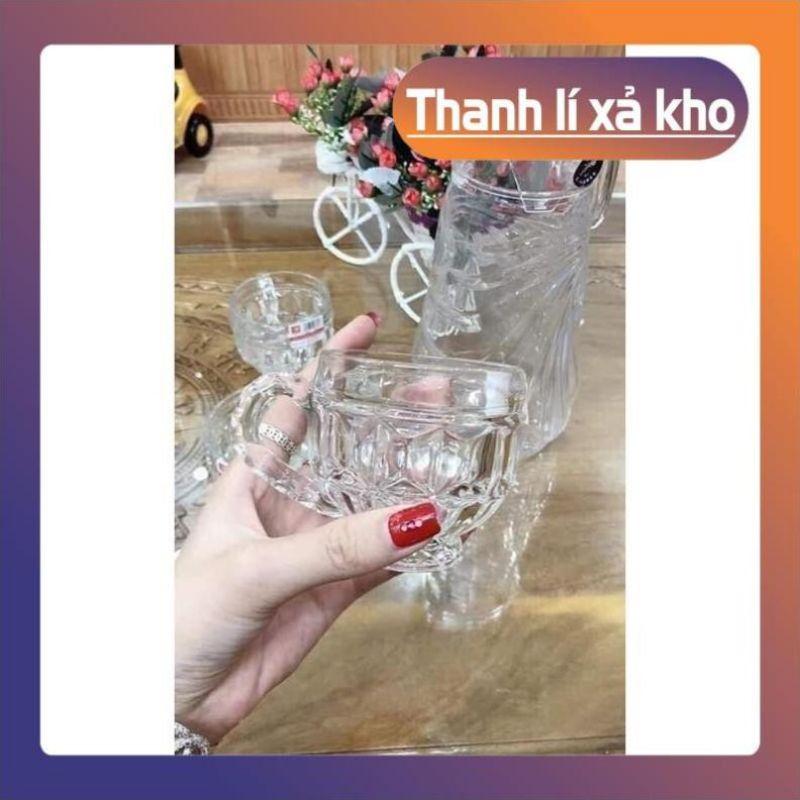 Bộ cốc thủy tinh 6 cốc living in home cao cấp