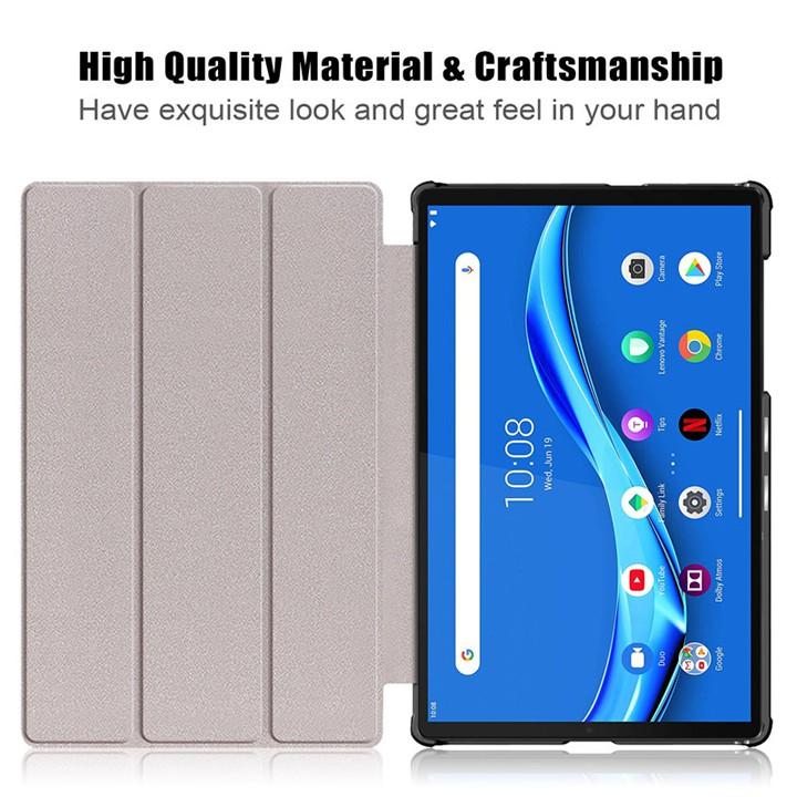 Bao da dành cho máy tính bảng lenovo tab m10 fhd plus 10.13 inch tb-x606f chất da cao cấp mịn