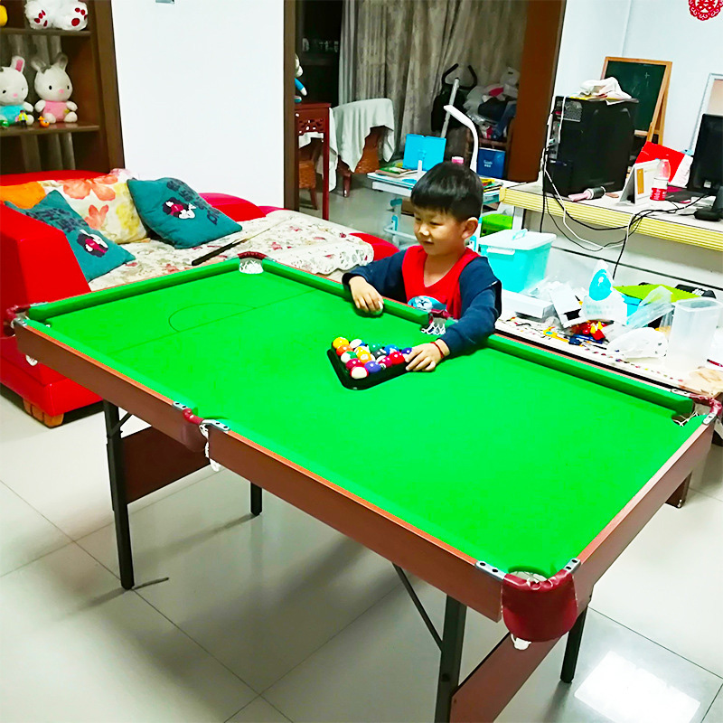 Đồ chơi bàn Bida mini bằng gỗ cỡ lớn Table Top Pool Table TTP-140 kích thước 140x75cm​