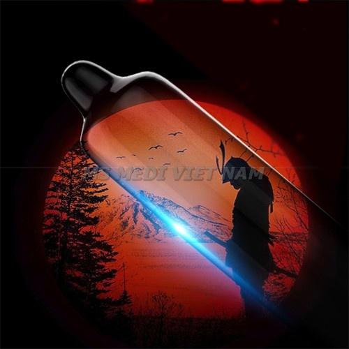Bao cao su OLO Siêu mỏng, gel bôi trơn gốc nước + 1 bi 3cm tăng kích thước, kích thích điểm G.