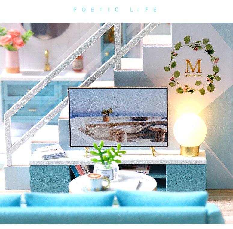 Mô Hình Lắp Ráp Nhà Búp Bê DIY - Poetic Life L028