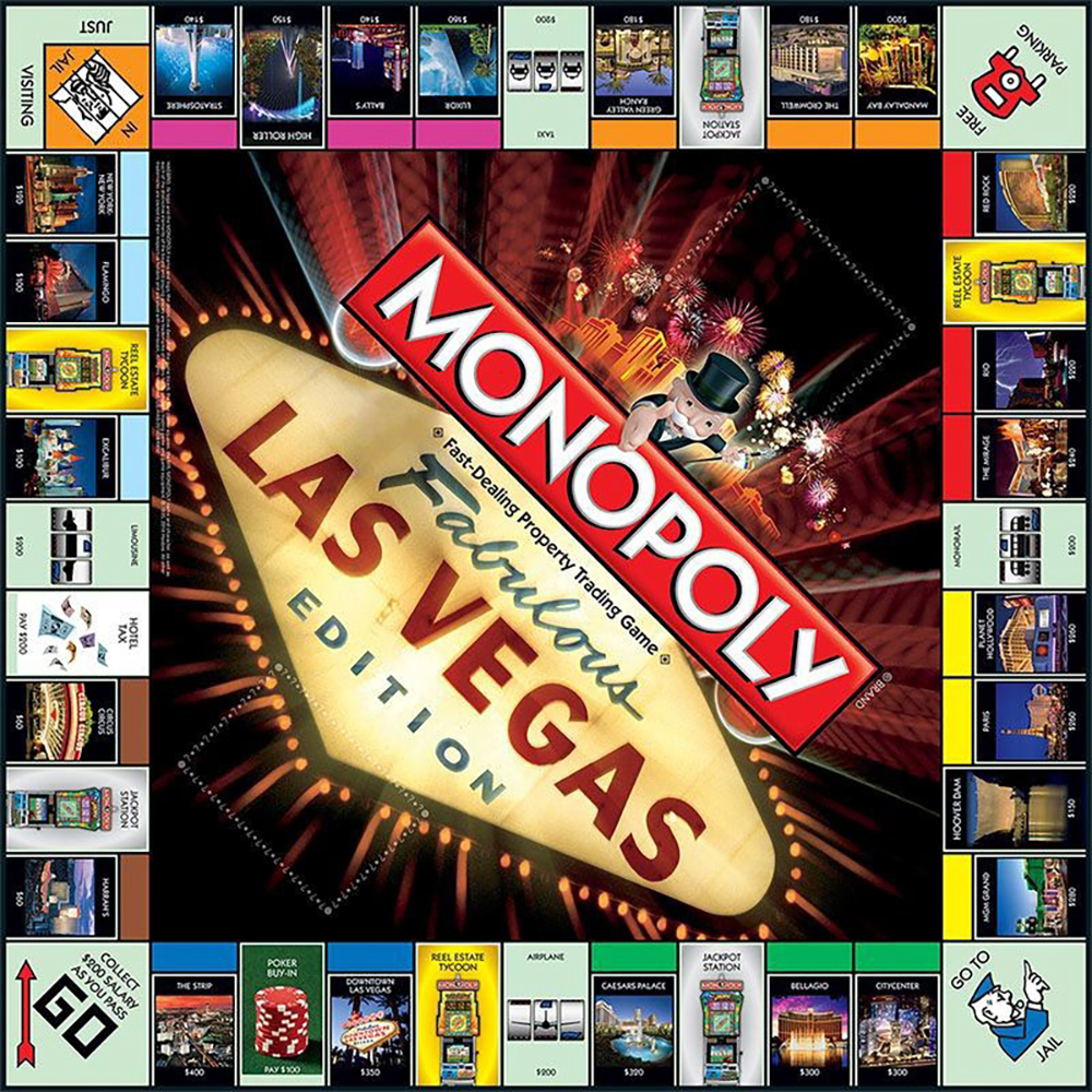 Bộ Board Game Monopoly Cờ Tỷ Phú Phiên Bản Las Vegas Cao Cấp