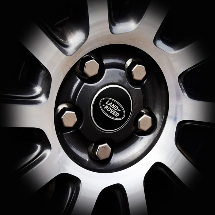 Logo chụp mâm, ốp lazang bánh xe ô tô Land Rover 62mm