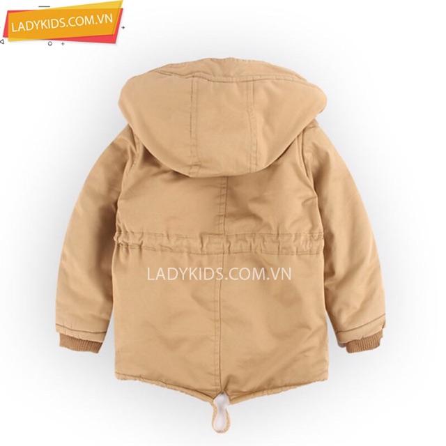 Áo khoác kaki ảnh thật,áo parka lot lông