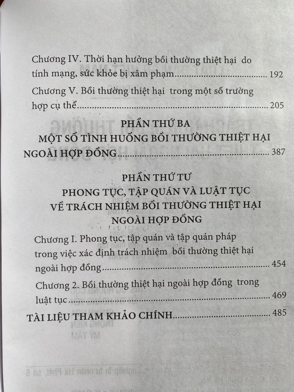 Luật Dân sự Việt Nam - Trách nhiệm bồi thường thiệt hại ngoài hợp đồng
