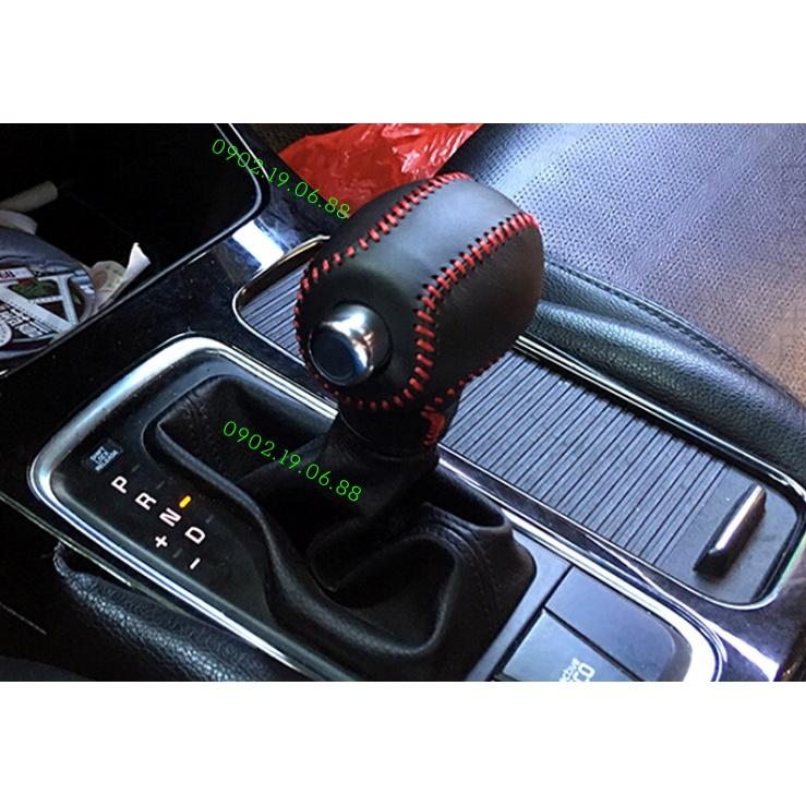 Bọc cần số da bò nhập khẩu xe Kia Sorento 2014-2020