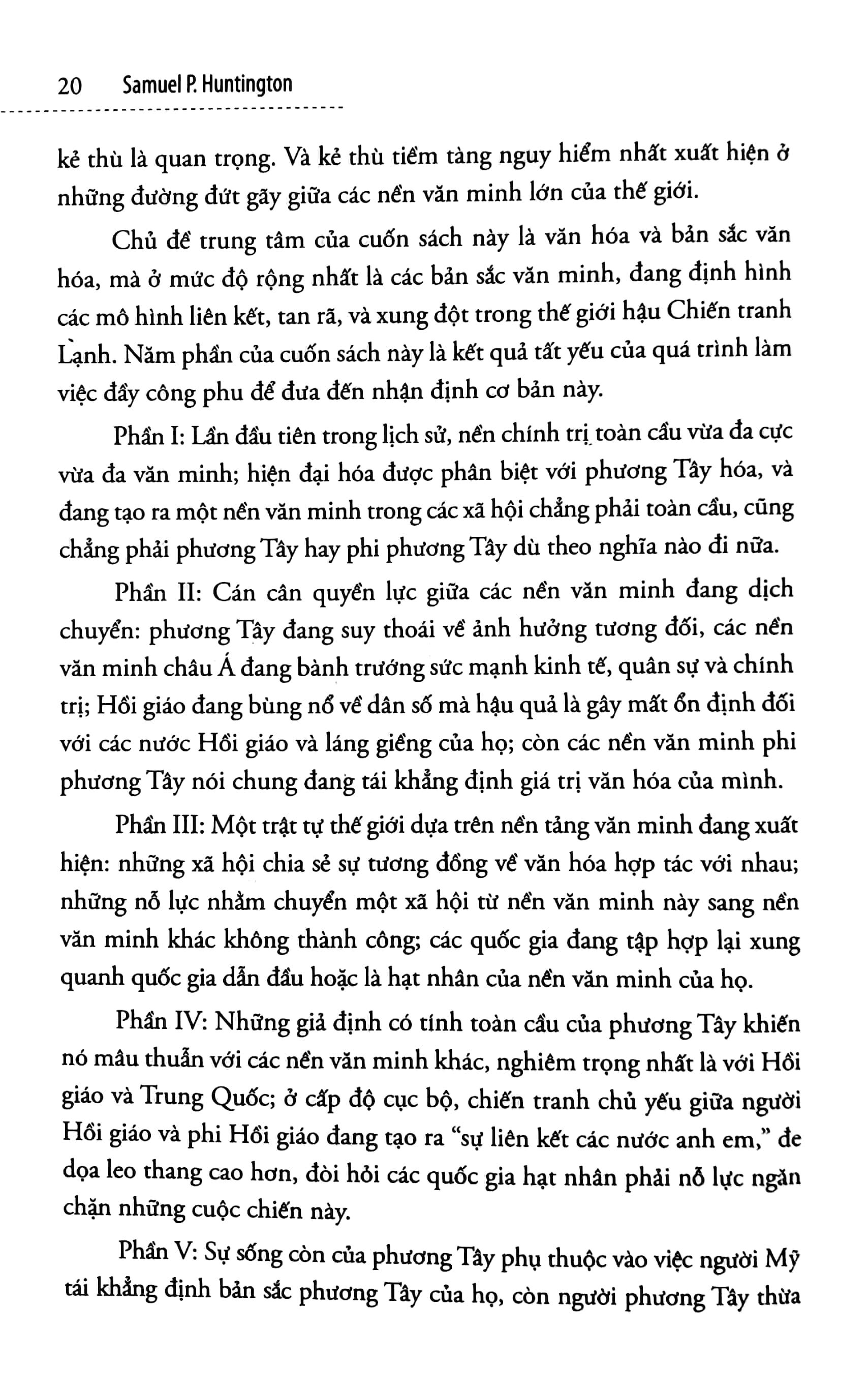 Sự Va Chạm Giữa Các Nền Văn Minh Và Sự Tái Lập Trật Tự Thế Giới - Bìa Cứng (Tái Bản 2023)