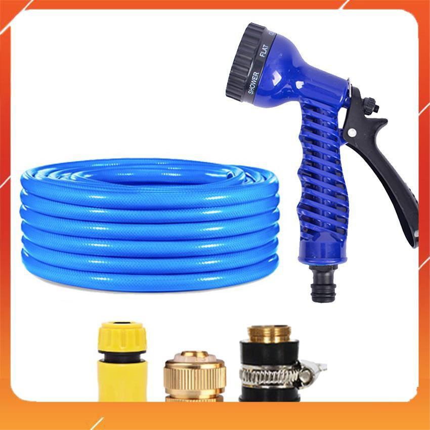 Bộ dây và vòi xịt tăng áp lực nước,rửa xe, tưới cây 15m 206843
