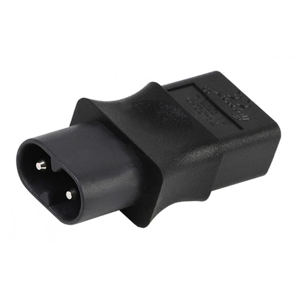IEC 320 C8  Plug to C9 2 Pin  Connecter Adapter 6A /250V