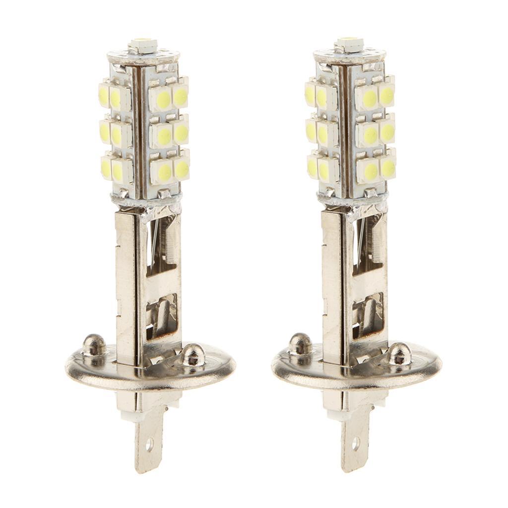 2Pcs High Power  25 SMD Car White LED Fog  Lamp Bulb 6000K