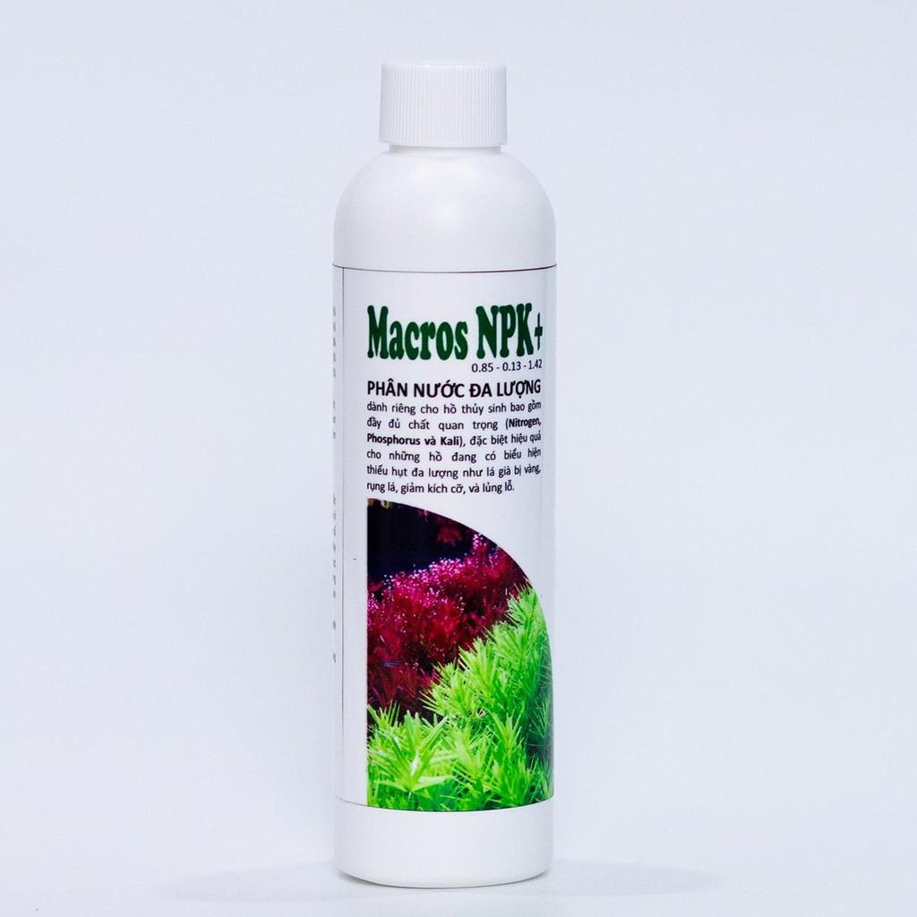 Phân nước hồ cá thuỷ sinh Macros NPK+ 230mL
