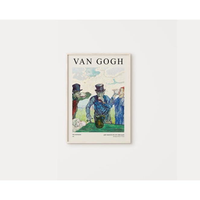 Tranh Treo Tường chủ đề Van Gogh, tranh canvas cao cấp, tặng kèm đinh treo tranh - TIỆM TRANH 91