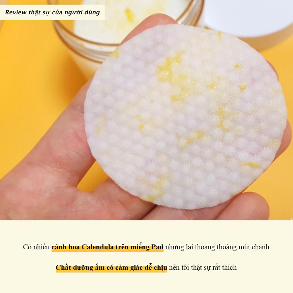 Mặt Nạ Tẩy Da Chết Dạng Miếng Aprilskin Real Calendula Peeling Pad 120g + Tặng Kèm 1 Băng Đô Tai Mèo Xinh Xắn ( Màu Ngẫu Nhiên)