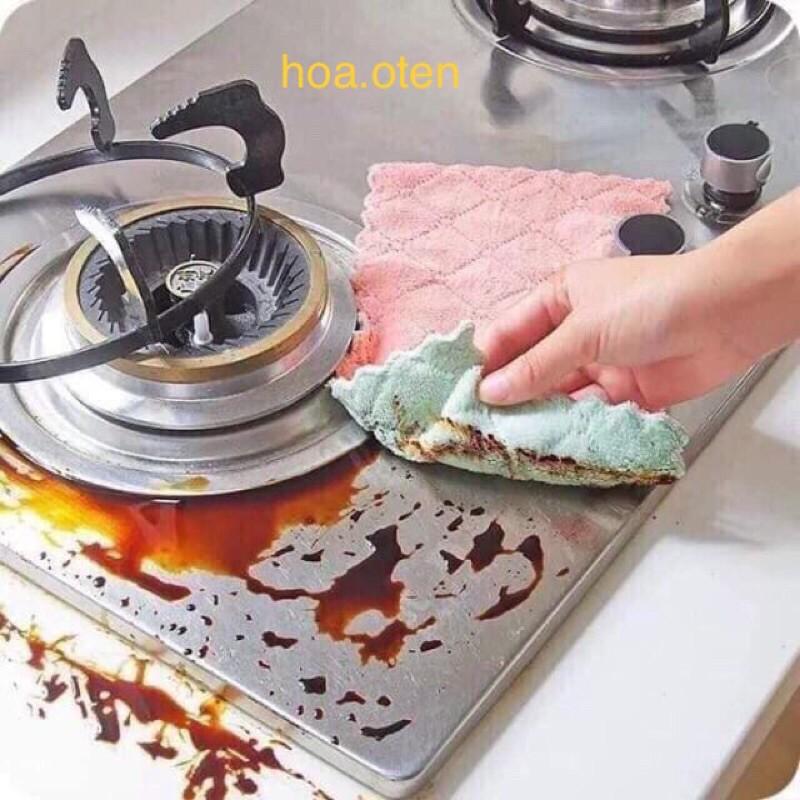 Khăn Lau Bếp Đa Năng 2 Mặt Siêu Tiện Lợi