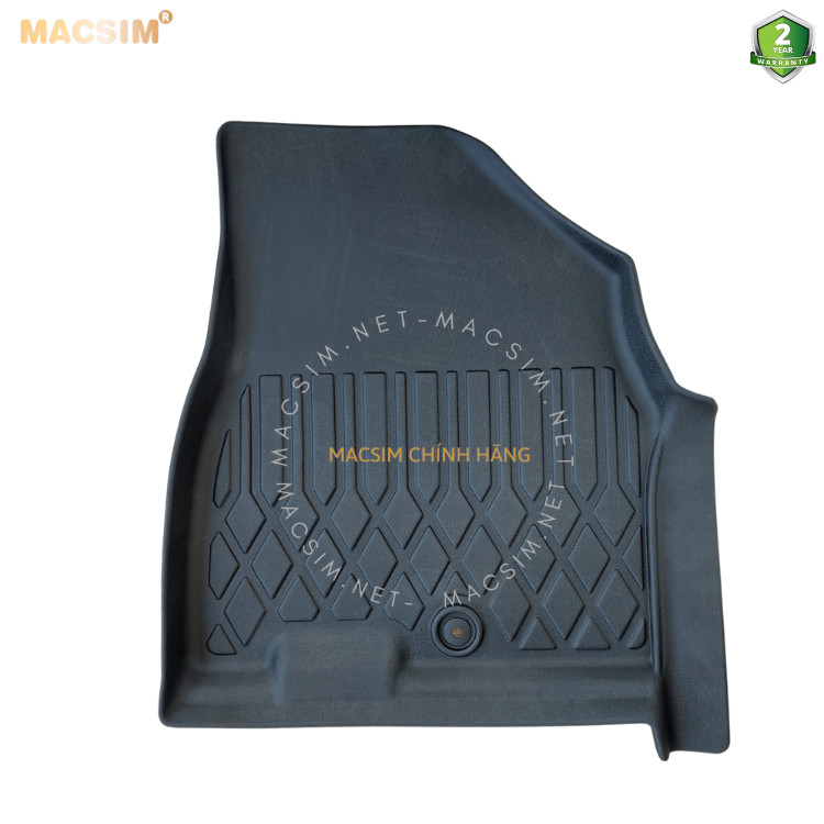 Thảm lót sàn ô tô Kia Sedona Nhãn hiệu Macsim chất liệu nhựa TPE cao cấp màu đen