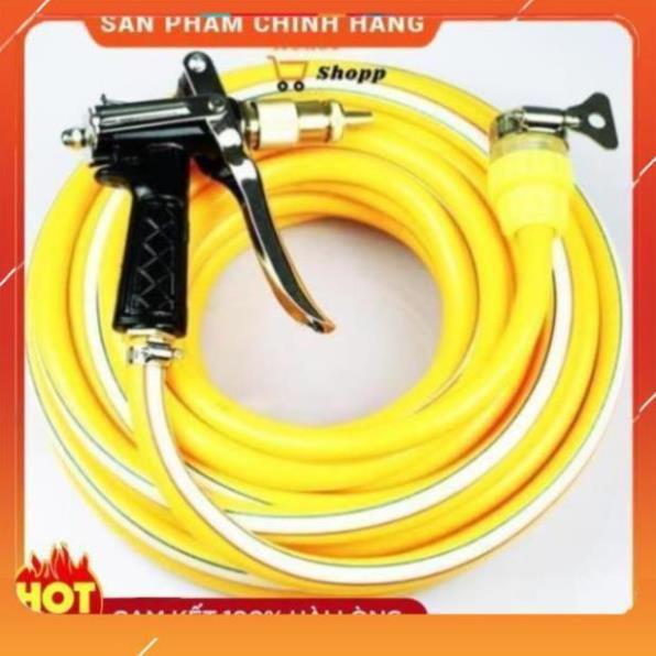 Bộ vòi xịt tăng áp 3 lần rửa xe tưới cây điều chỉnh mức nước tiết kiệm nước đa năng 206400