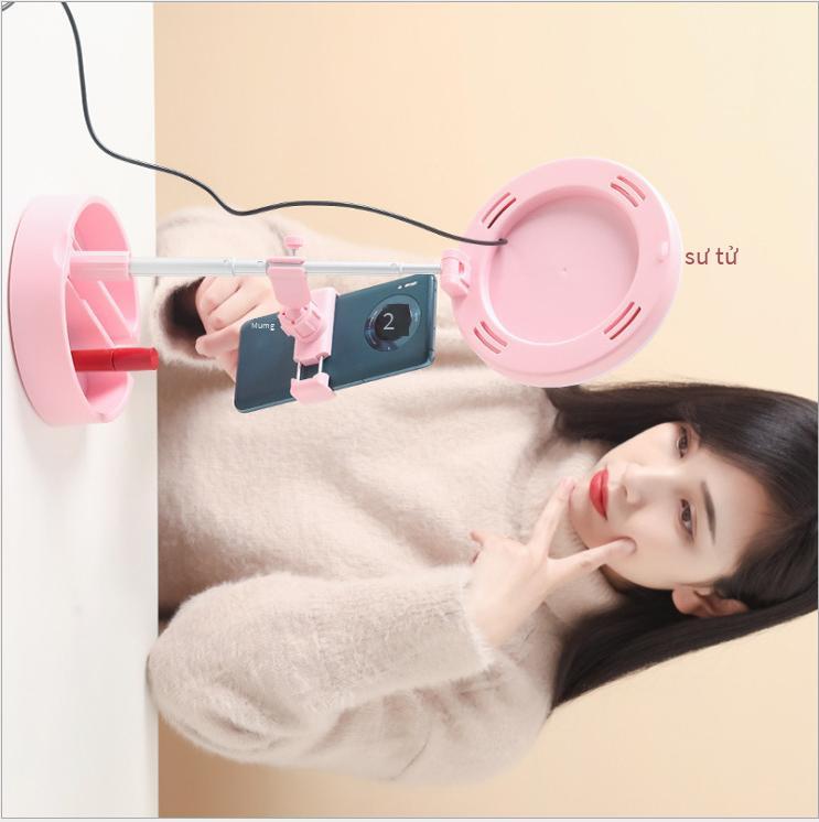 Phong cách mới nhất mới lưới màu đỏ G3 máy tính để bàn trực tiếp lấp đầy ánh sáng điện thoại di động gấp lấp đầy ánh sáng đèn trang điểm làm đẹp 6 inch
