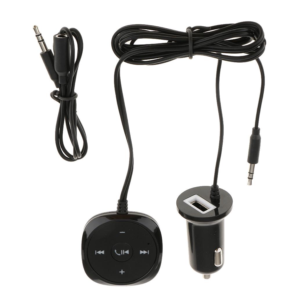 BC20 Bluetooth Handsfree Car Kit Supports 3.5mm AUX 5V/2.1A Device Charging