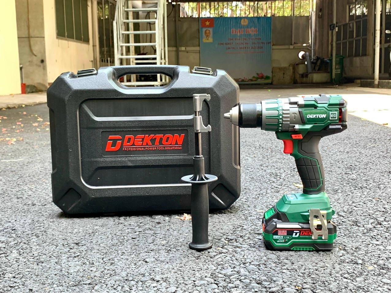 MÁY KHOAN  PIN 21V DEKTON M21-ID13120PLUS - HÀNG CHÍNH HÃNG