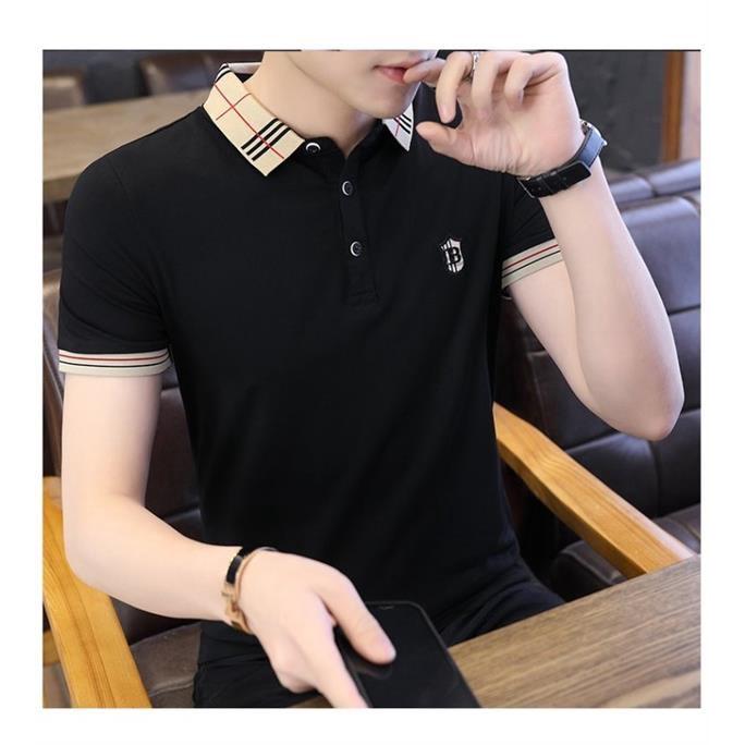 Áo thun nam cổ trụ bẻ tay ngắn 3 màu đẹp - Chất liệu: cotton - Kiểu dáng đơn giản thanh lịch