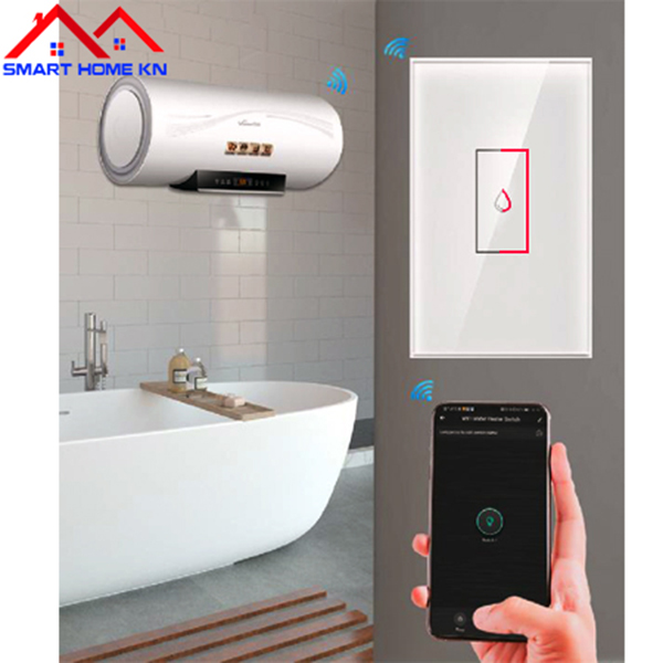 Công Tắc Wifi Tuya 20A điều khiển bình nóng lạnh, công tắc hẹn giờ bình nóng lạnh tuya