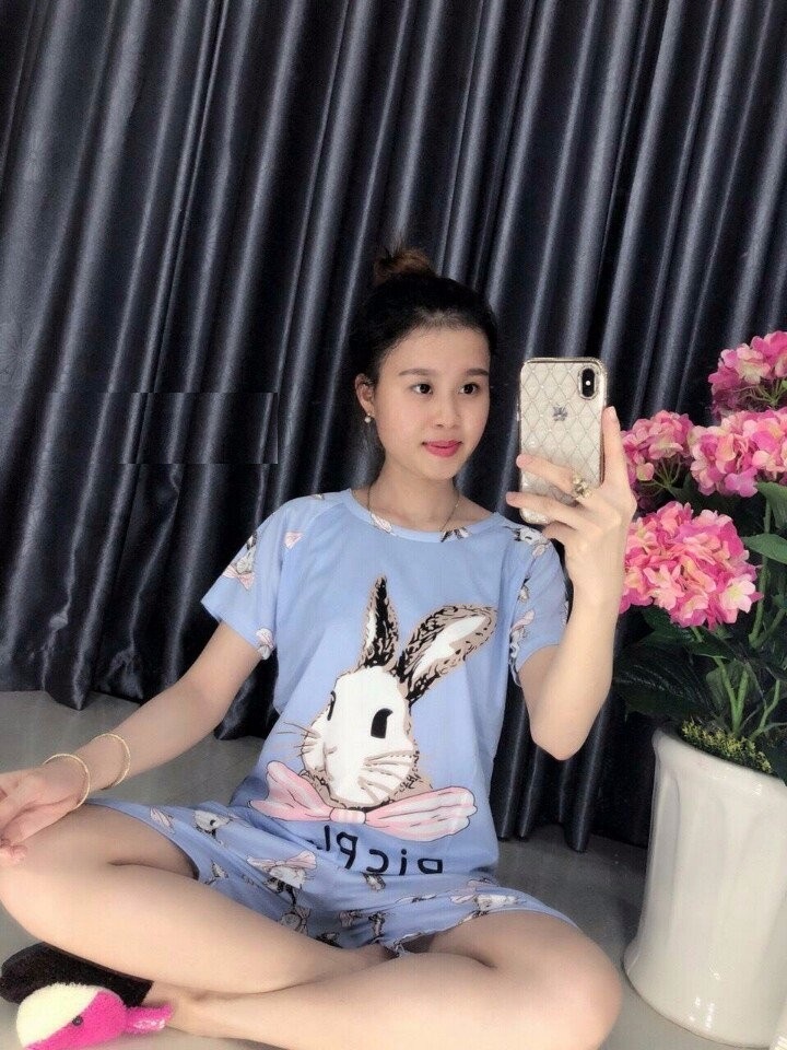 Bộ mặc nhà hình thỏ
