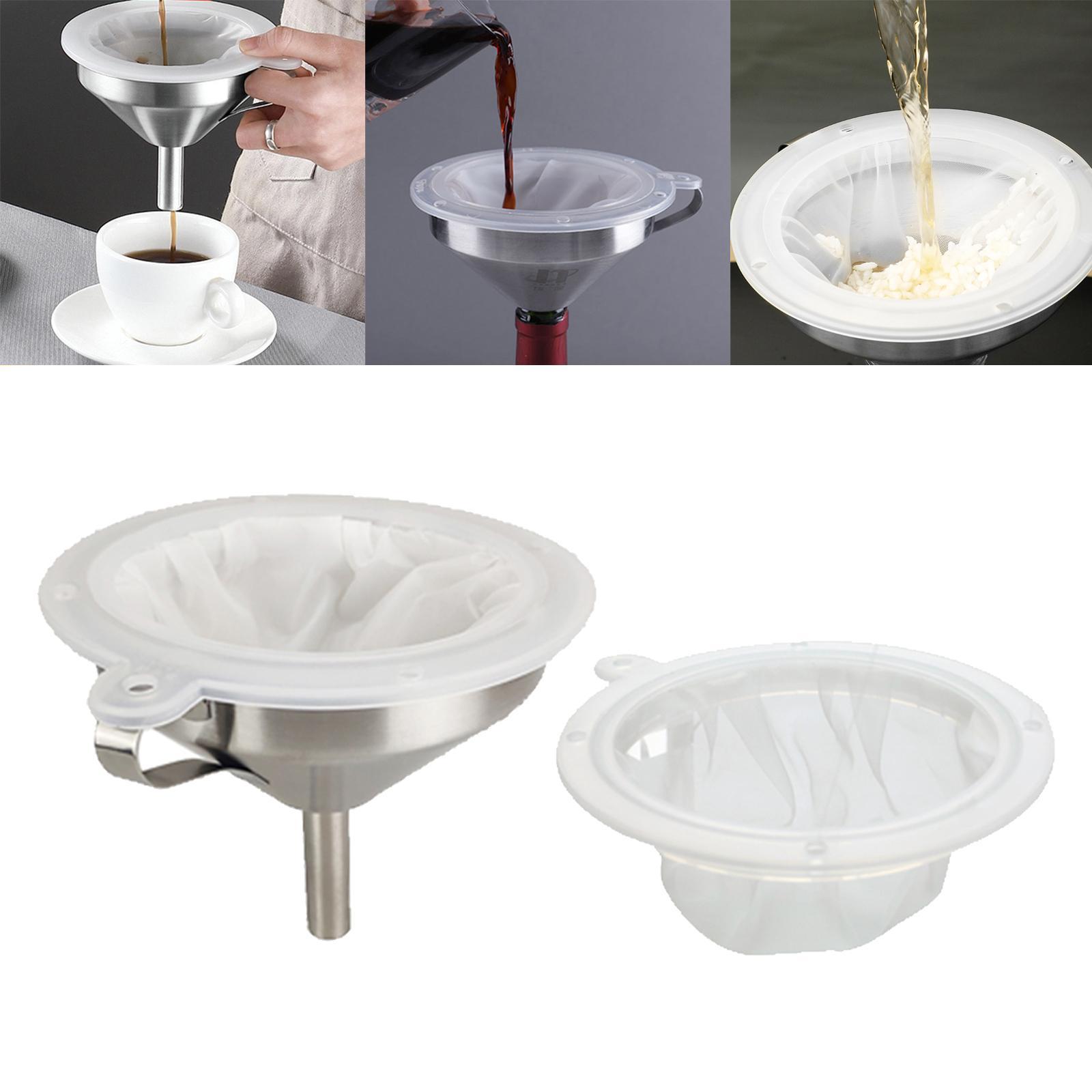 Food Grade Food Filter Strainer with 200 Mesh and 100 Mesh for Transferring