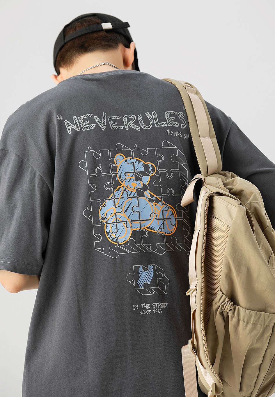 Áo Phông Nam Nữ Form Rộng Tay Lỡ Vải Chất Cotton Mịn Mát Kita Unisex - Mẫu NEVERRULES