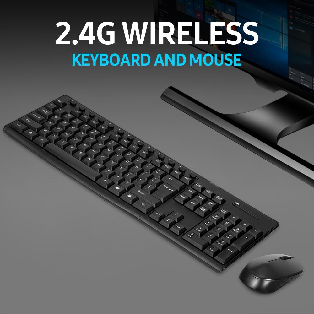 TJ-920  2.4G Wireless Mouse and Keyboard Combo 117 keys Ultra-thin Chocolate Keyboard + Mini Wireless Mouse