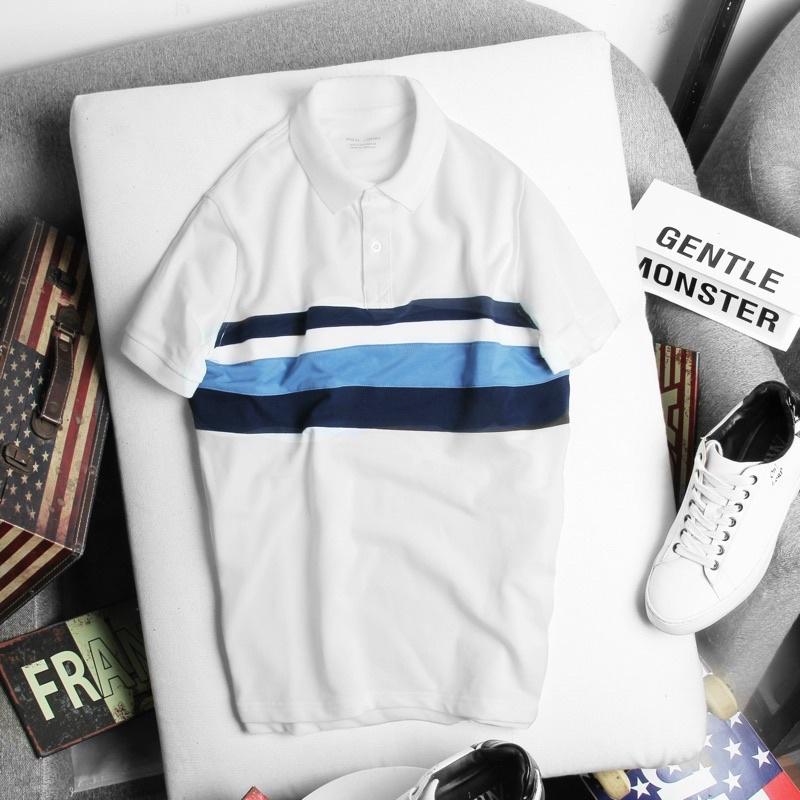 Polo kẻ ngang đơn giản cho anh em