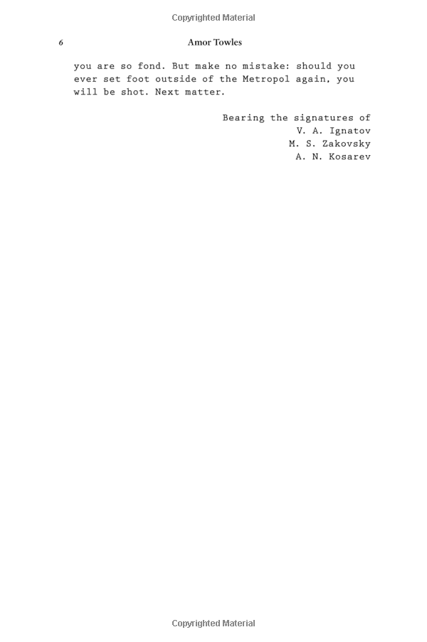 A Gentleman In Moscow