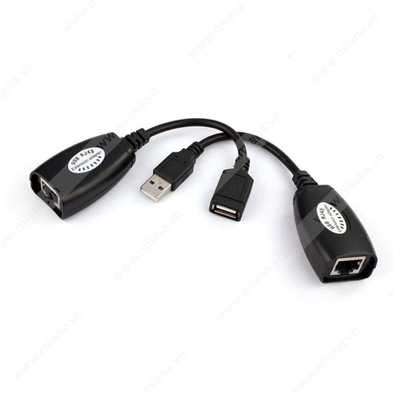 Bộ khuếch đại USB 40m qua cáp mạng, kéo dài tín hiệu usb 40 bằng cáp mạng cat6