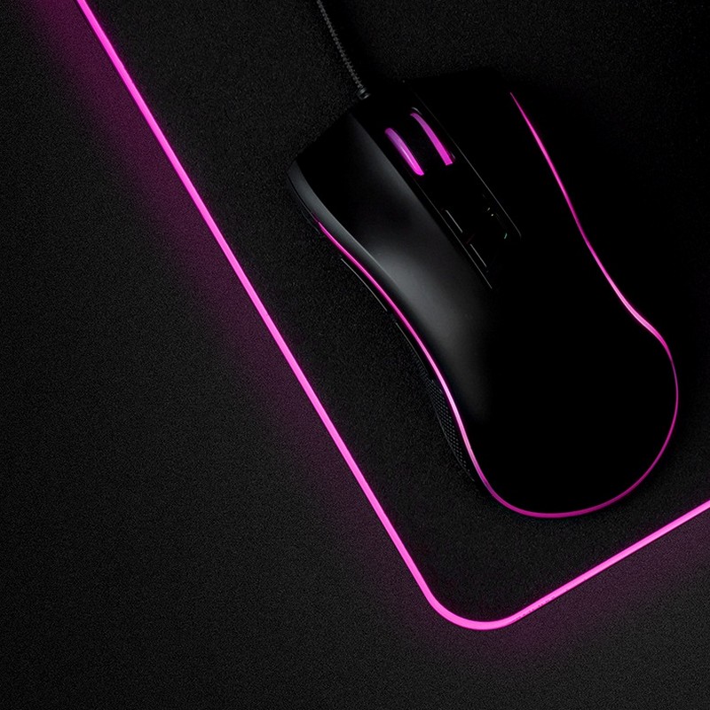 Lót chuột Mouse pad Led RGB nhiều kích thước cho máy tính