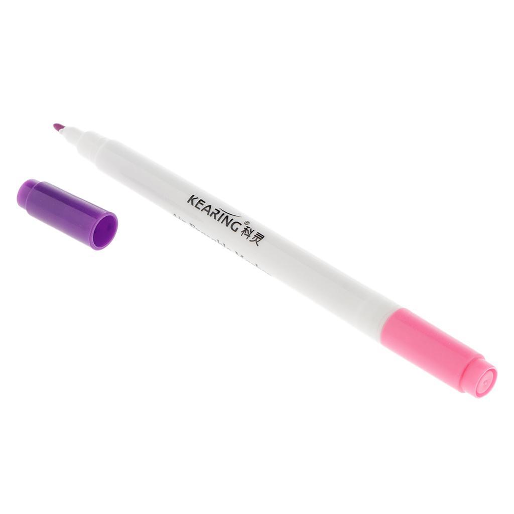 Fabric Marking Pens, Double Color Water Soluble Ink for Quilting, Dressmaking,