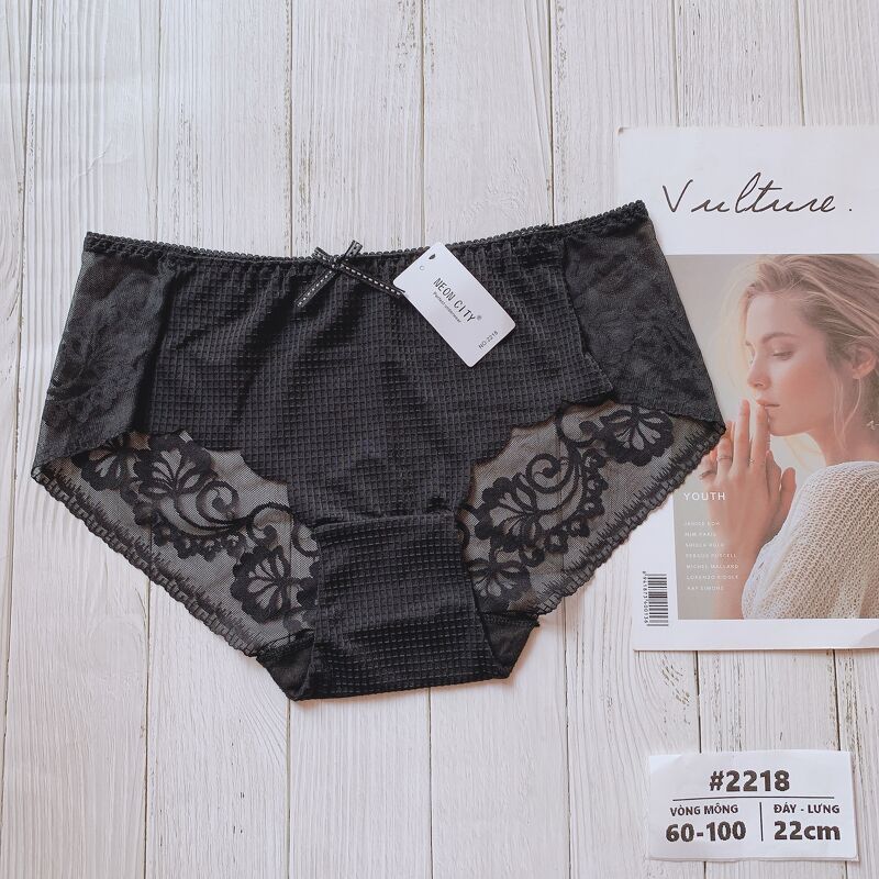 COMBO 3 QUẦN LÓT SU GÂN PHỐI REN SIÊU ĐẸP - 2218